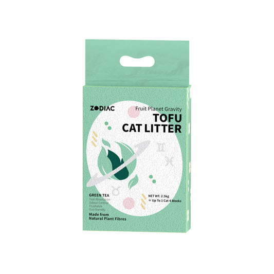 ZODIAC Fruity Tofu Cat Litter - Green Tea 7L/2.5kg
