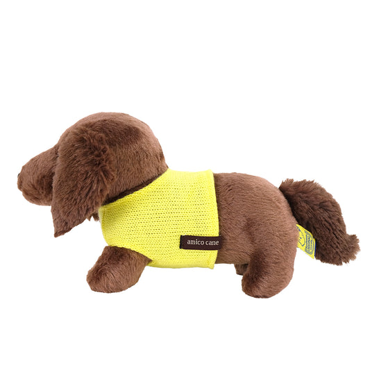 AMICO CANE STUFFED TOY M MINIATURE DACHSHUND BR