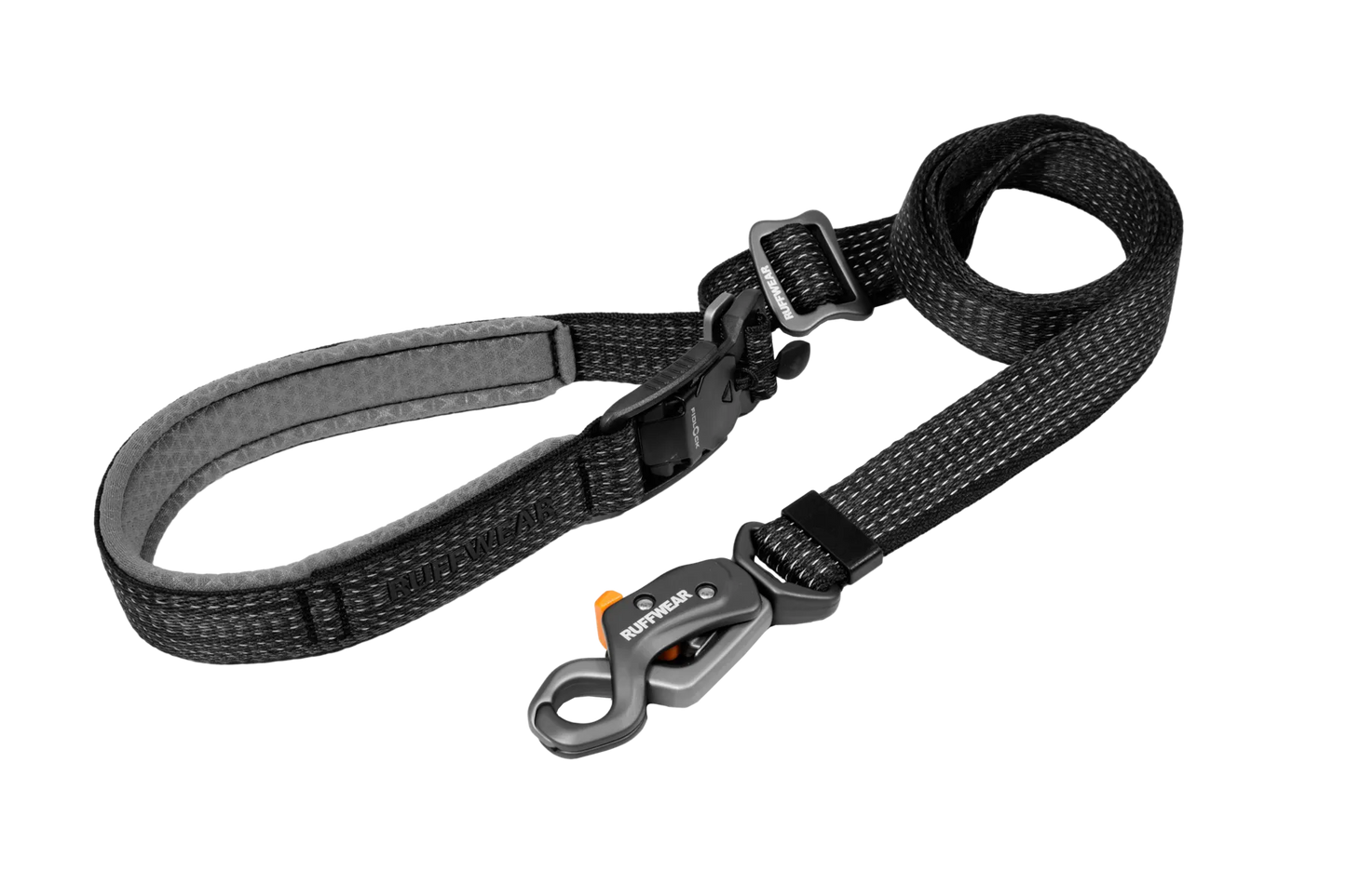 (2026 NEW) RUFFWEAR Ridgeline Leash - Obsidian Black