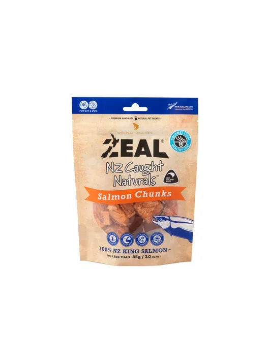 ZEAL FREEZE DRIED SALMON CHUNKS Cat and Dog Treats