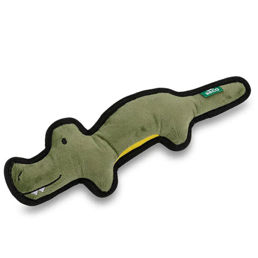 Beco Plush Dog Toy Crocodile Med