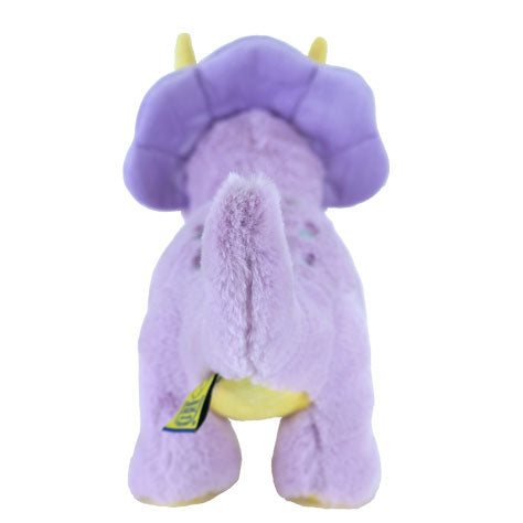 FLUFFIES RAINBOW STUFFED TOY M TRICERATOPS