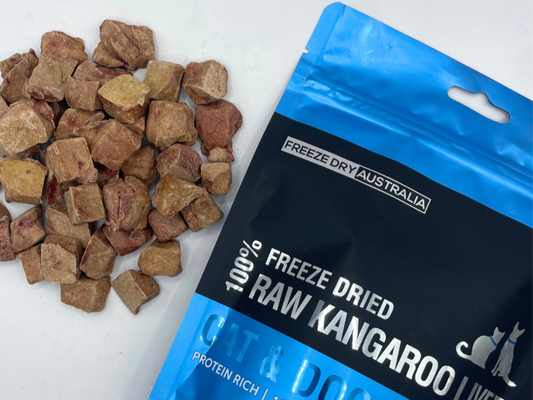 Freeze Dry Australia Freeze Dried Kangaroo Liver 100g