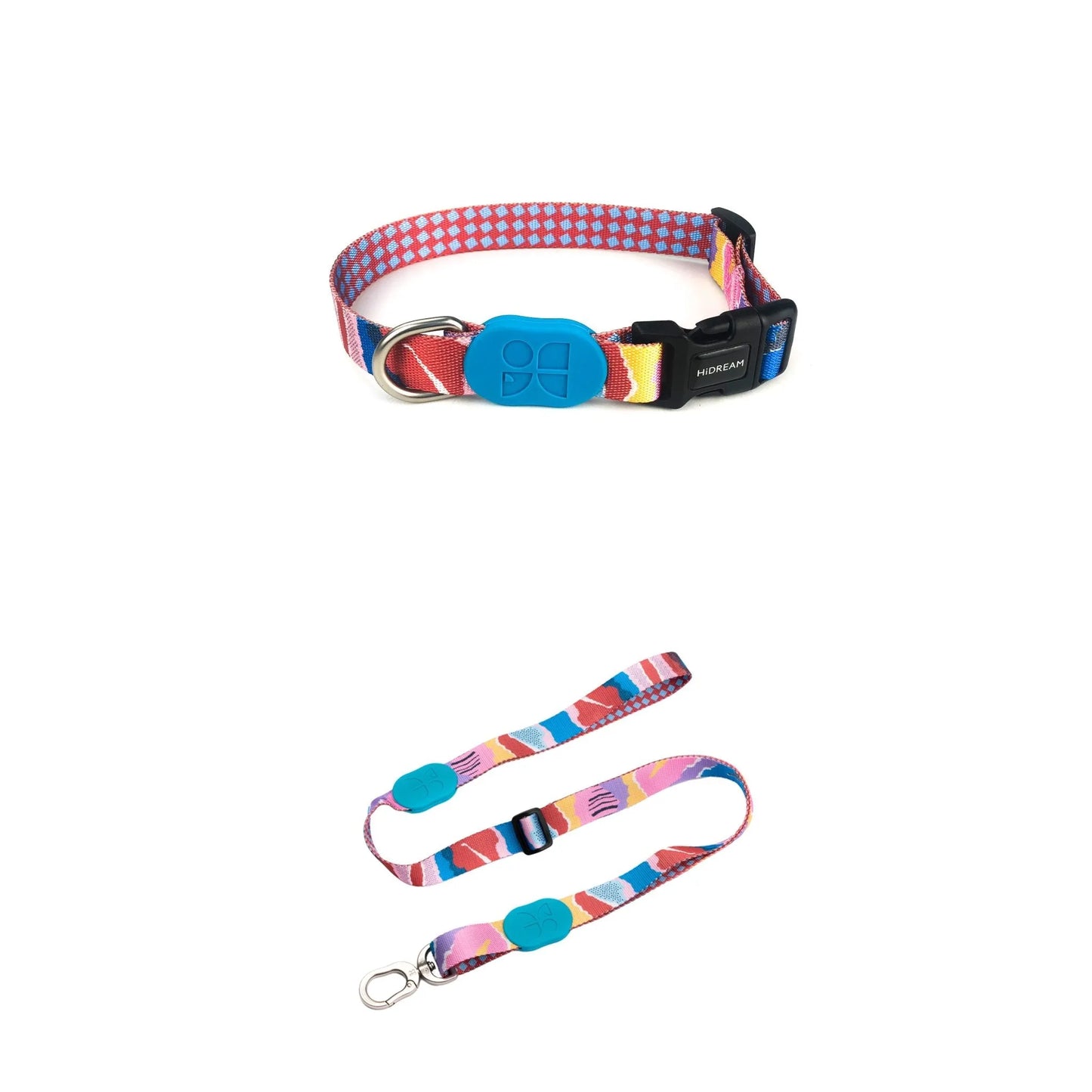 Colorful Series Dog Collar - Mountain Pattern