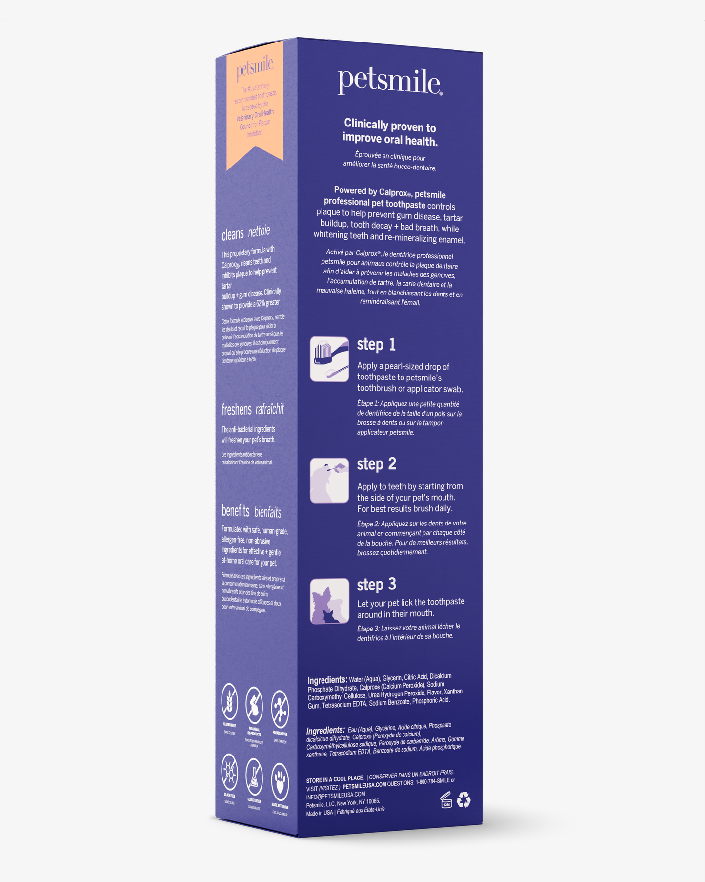 PETSMILE Professional Pet Toothpaste - Say Cheese - Large
