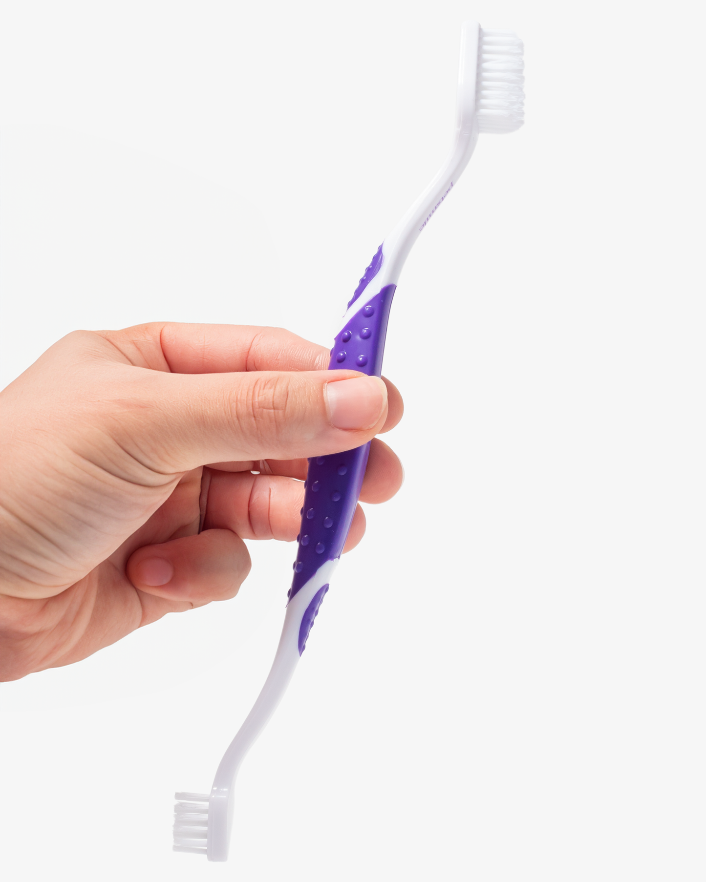 PETSMILE Professional Pet Toothbrush - Patented 45° Dual-Ended Brush Head
