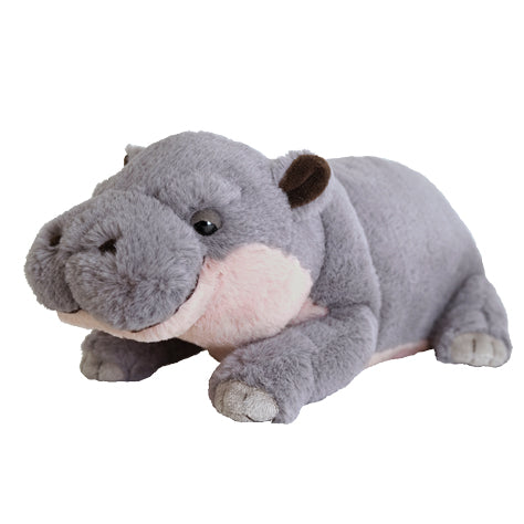 LYING HIPPO STUFFED TOY M