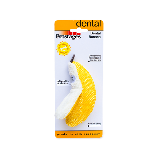 CATSTAGES CAT DENTAL BANANA CATNIP CAT TOY