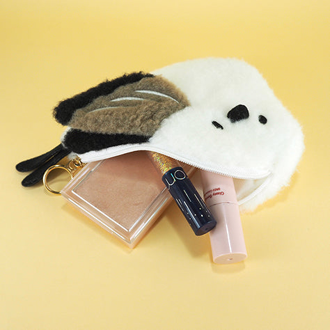 POWABIYORI FLAT POUCH Long-tailed Tit