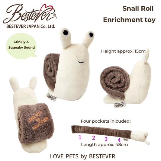 Snail Roll Pet Toy | LOVE PETS by BESTEVER