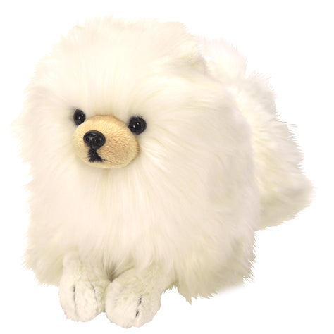 LYING DOG STUFFED TOY S POMERANIAN CR