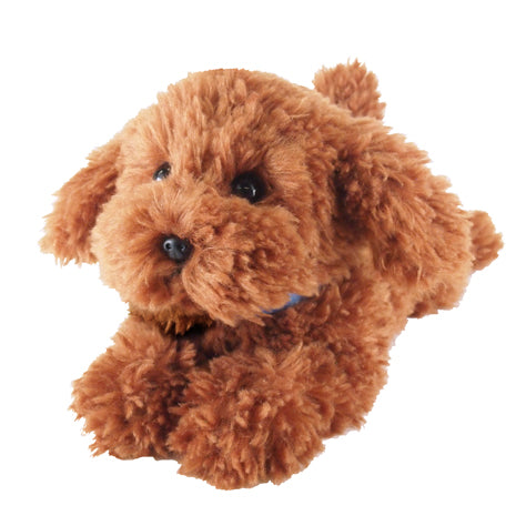 LYING DOG STUFFED TOY S TOY POODLE BR