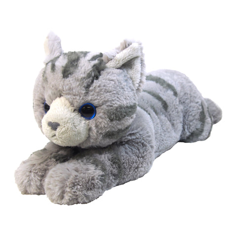 LYING CAT STUFFED TOY M AMERICAN SHORT HAIR