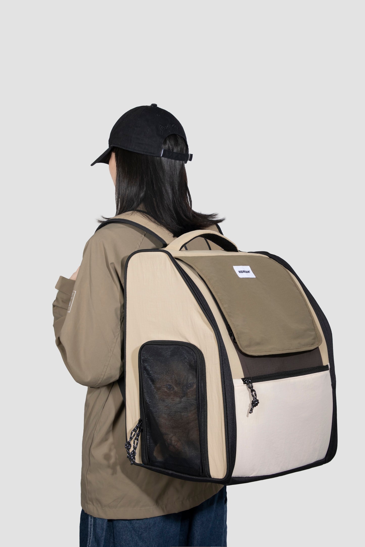 First Class Cat Backpack - Chestnut