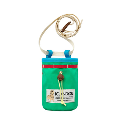 iCandor Munchie Minder Treat Pouch _Cool Green