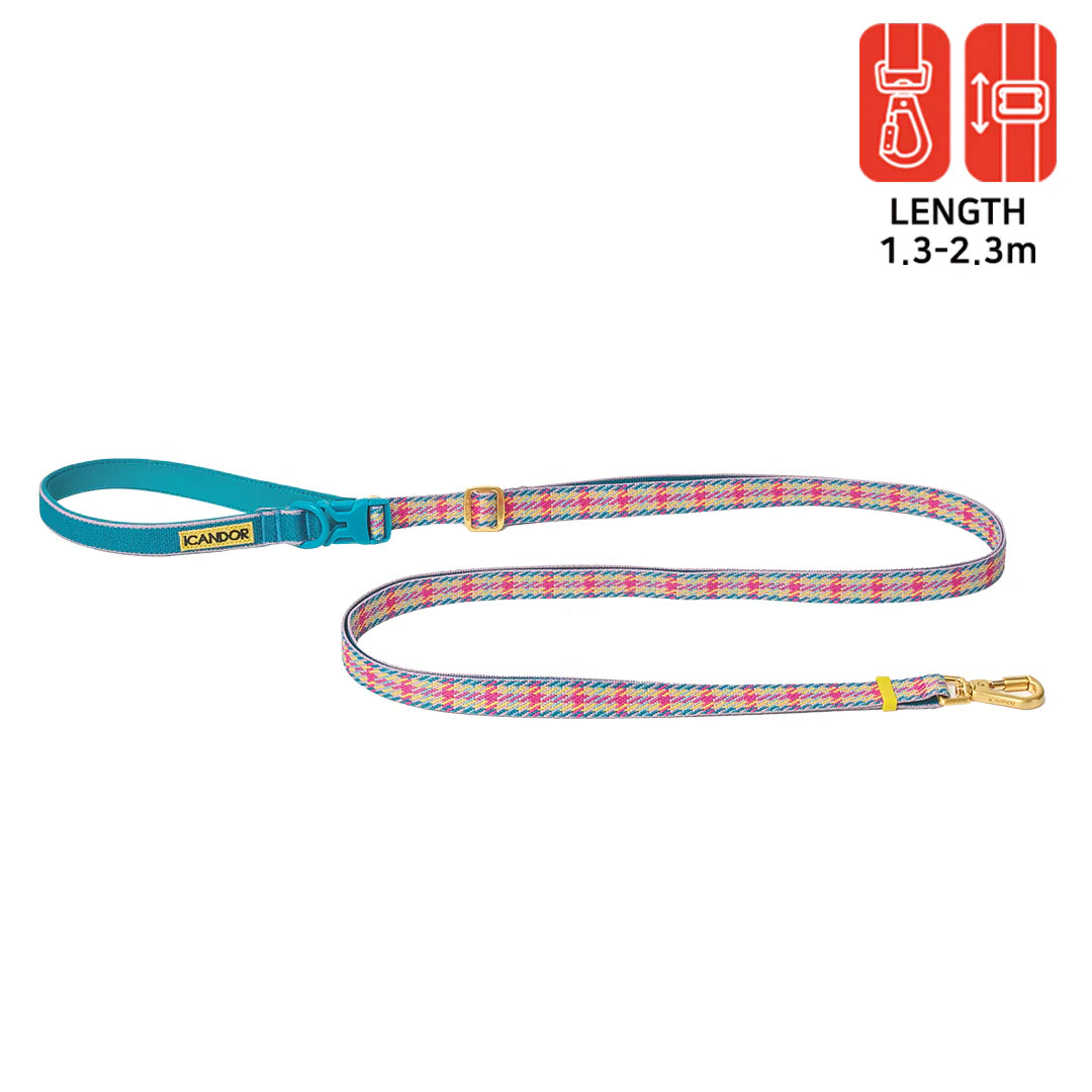 iCANDOR Gentle Leash Bolt, Long | Multi-Way Adjustable Dog Lead 1.3-2.3m