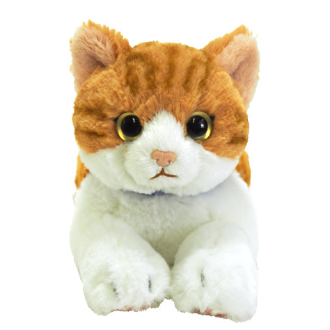 LYING CAT STUFFED TOY Ginger Cat Small