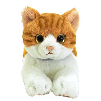 LYING CAT STUFFED TOY Ginger Cat Small