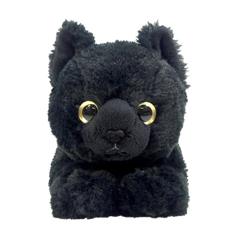 LYING CAT STUFFED TOY S BLACK CAT
