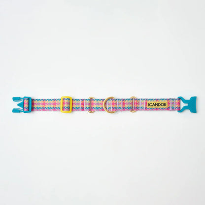 iCANDOR Martingale Collar, Buckle - Edinburgh Check