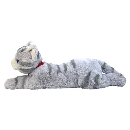LYING CAT STUFFED TOY M AMERICAN SHORT HAIR