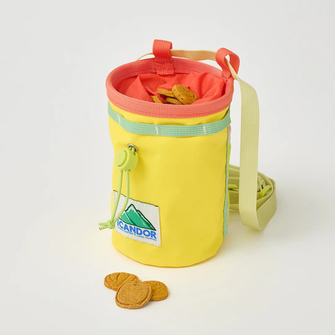 iCandor Munchie Minder Treat Pouch _Corn Yellow