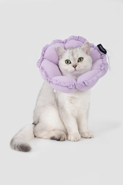Flower Shaped Adjustable Pet Recovery Collar/Elizabeth Collar - Purple(Upgraded version)