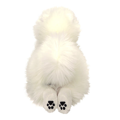 LYING DOG STUFFED TOY S POMERANIAN CR