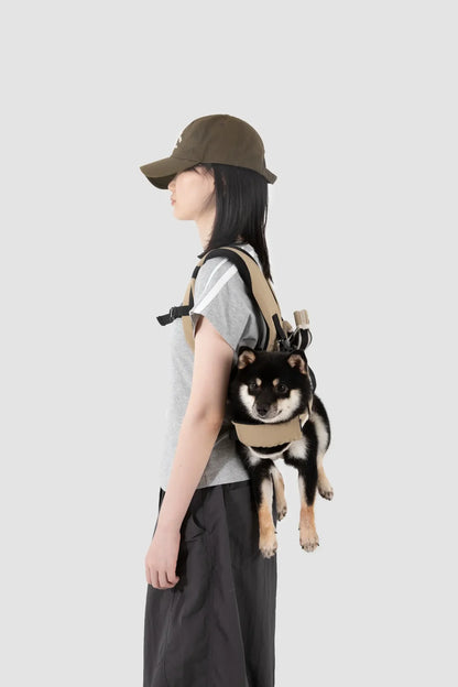 HiDream Spine-Friendly Dog Carrier Backpack – Horizontal, Legs-Out Design