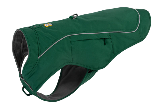 (Discontinued Style) Ruffwear Overcoat Fuse Jacket Evergreen