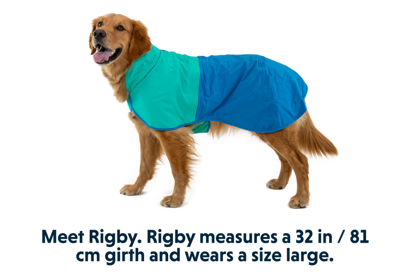 Ruffwear Sun Shower Jacket Blue Dusk | Dog Rain Jacket