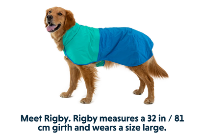 Ruffwear Sun Shower Jacket Blue Dusk | Dog Rain Jacket
