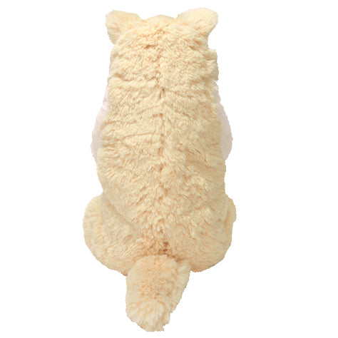 LYING CAT SLEEPING FACE STUFFED TOY M CR
