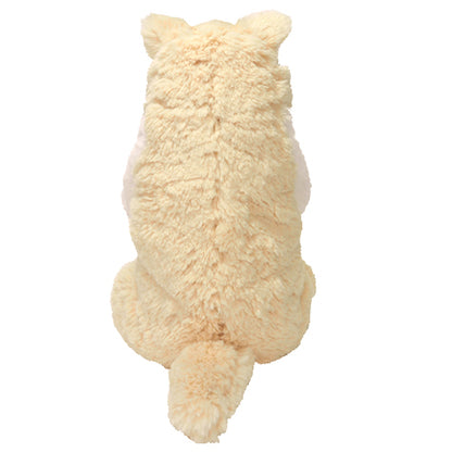 LYING CAT SLEEPING FACE STUFFED TOY M CR