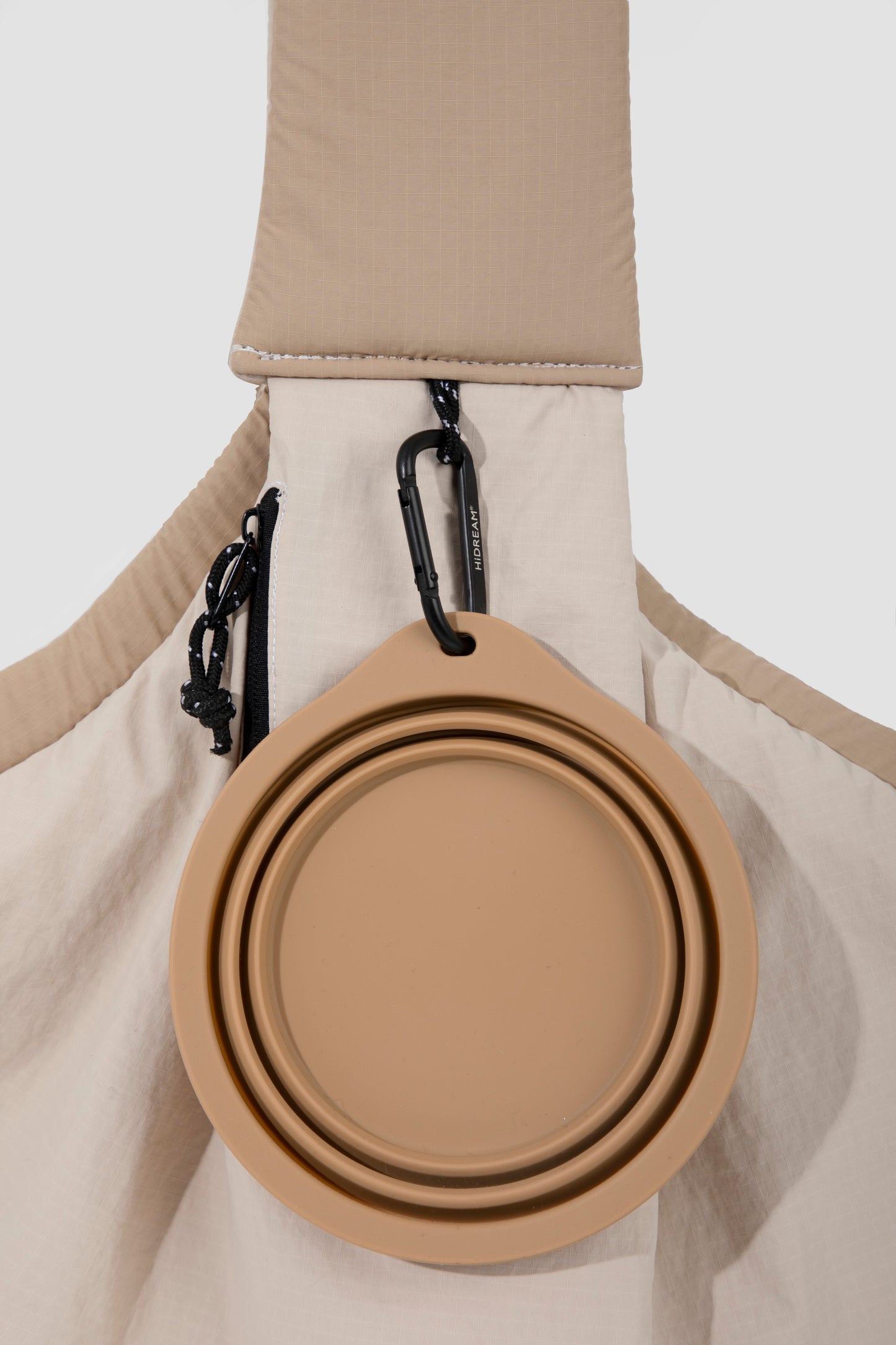 Pet Sling Carrier Crossbody Tote Bag -  Beige
