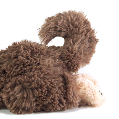 LYING DOG STUFFED TOY S CHIHUAHUA BROWN