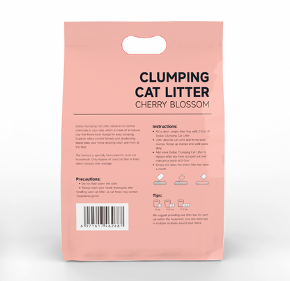 ZODIAC Clumping Cat Litter - Cherry Blossom 10L/6Kg