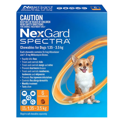 NEXGARD SPECTRA FOR DOGS 2-3.5KG 3S
