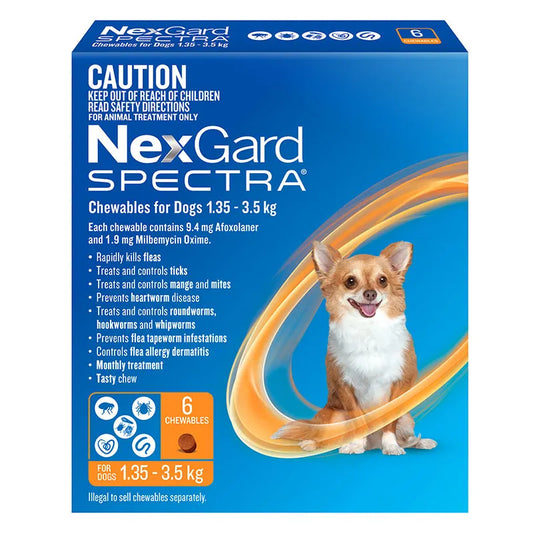 NEXGARD SPECTRA FOR DOGS 2-3.5KG 3S
