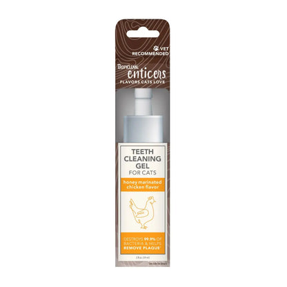 Tropiclean Enticers Teeth Cleaning Cat Gel Honey Marinated Chicken 59mL