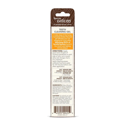 Tropiclean Enticers Teeth Cleaning Cat Gel Honey Marinated Chicken 59mL