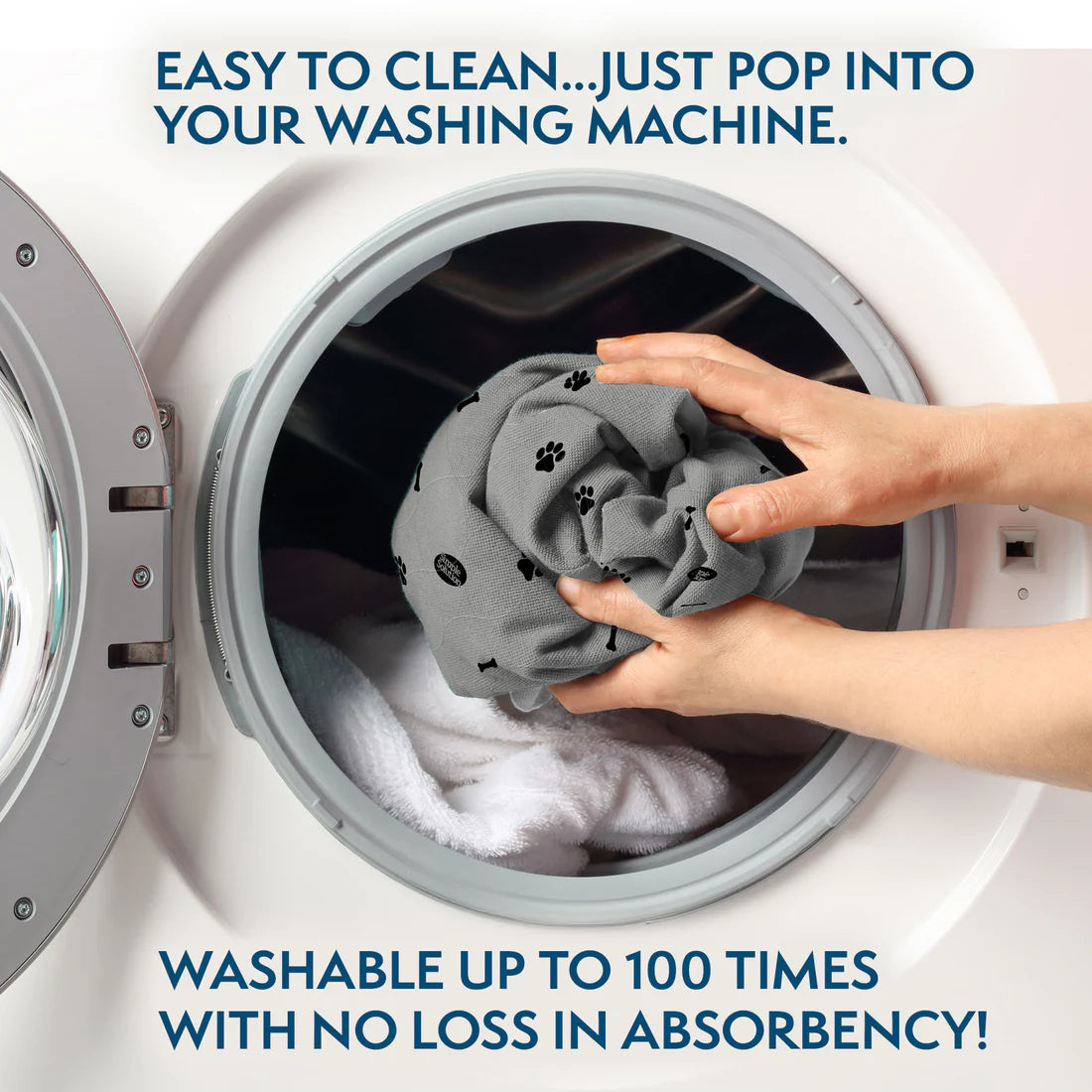 SIMPLE SOLUTION Washable Dog Pads 2 Packs