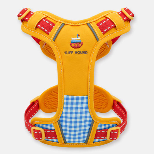Nautical Explorer Dog Harness -Playful Sailboat