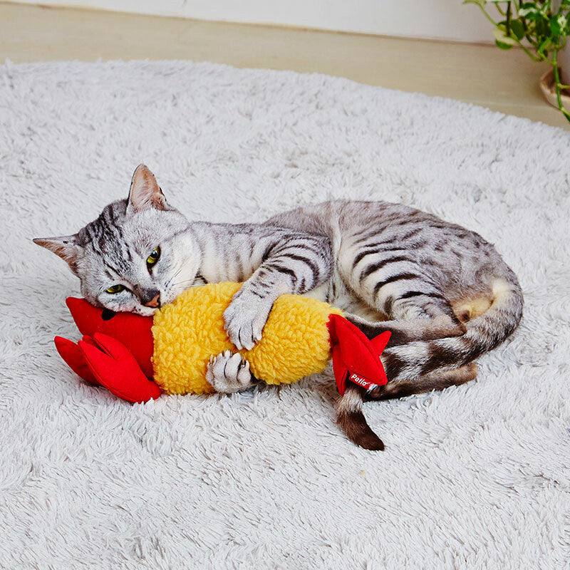 Petio Tempura Shrimp Cat Kicking Toy