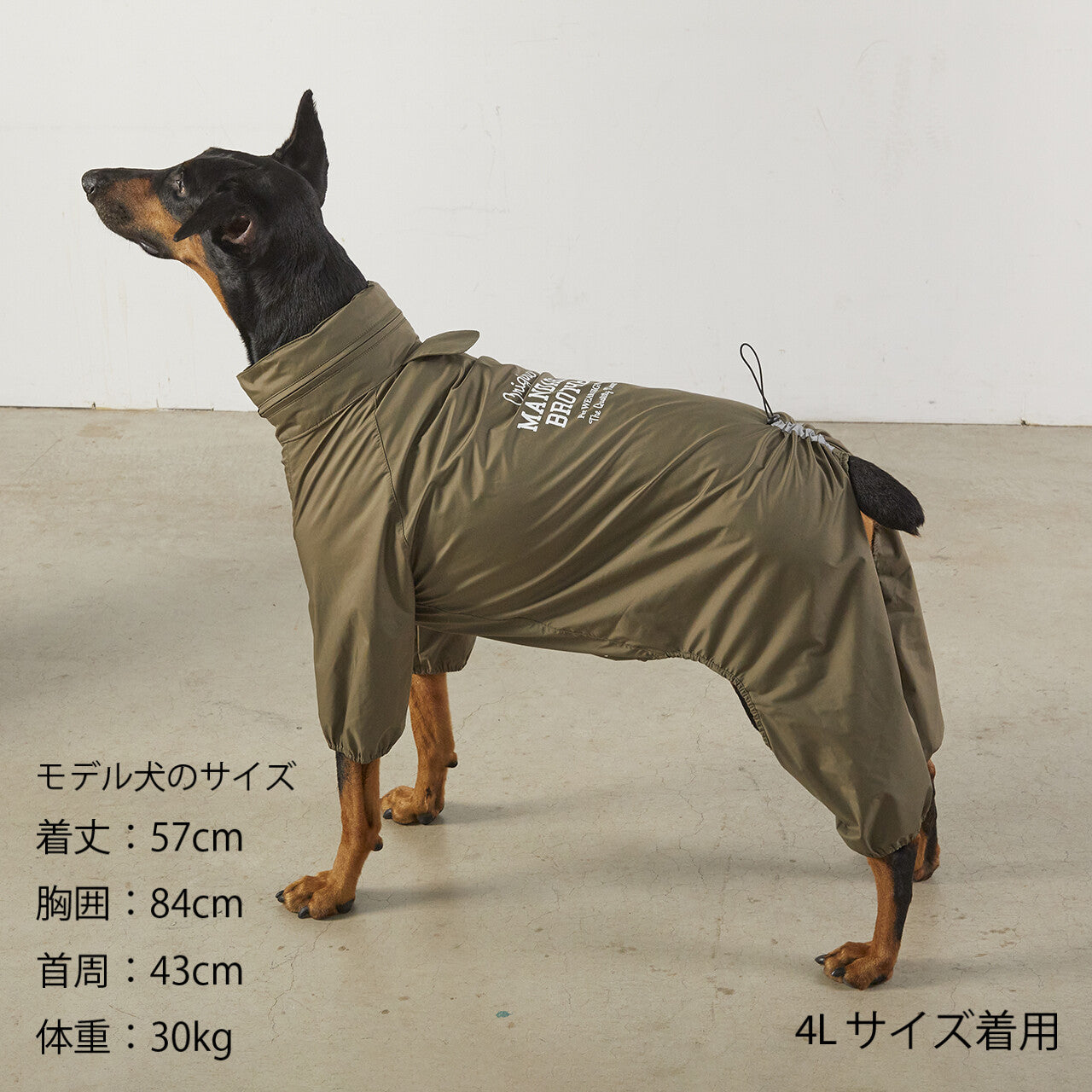 Mandarine Brothers Waterproof Full-Coverage Hooded Dog Raincoat