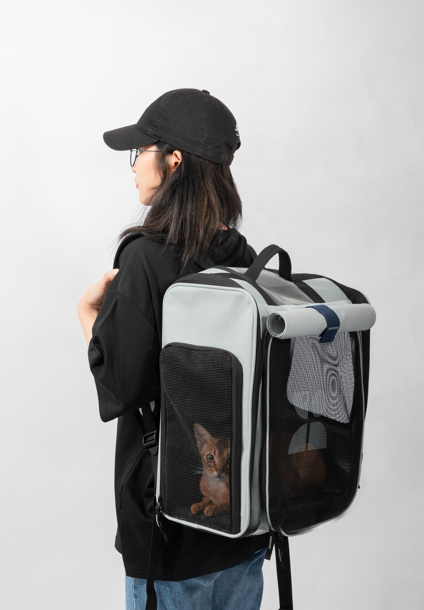 Pet Tent Backpack - Volcanic Grey