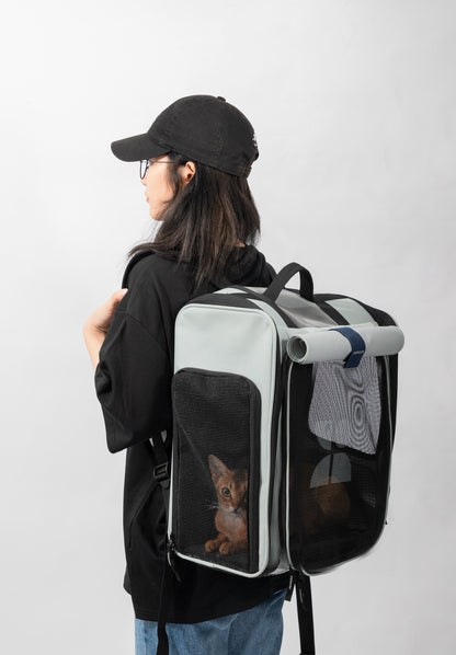 Pet Tent Backpack - Volcanic Grey