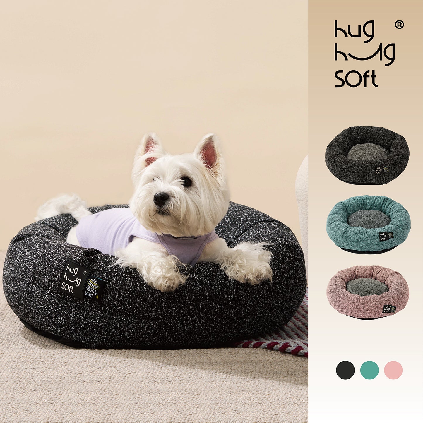 Starry Sky Series Deep Sleep Dog Bed