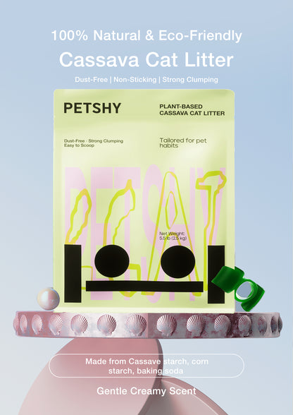 Petshy Plant Cassava Cat Litter