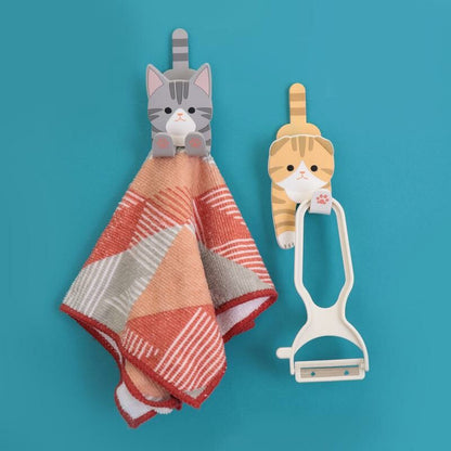 Toyo Case Cat Refrigerator Magnet Hook with Clip -Scottish Fold